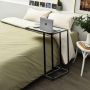 Coffee table, With tempered glass top, 55.37 × 65.02 × 35.05 cm
