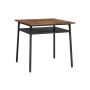 Dining table KDT008B01, brown/black
