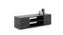 Concrete design TV stand Focus RTV 155x37x40 cm, black
