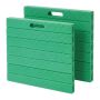 Ceļgalu balsti Relaxdays 10053848_53, 2 gab, zaļi, 3 × 35 × 30 cm