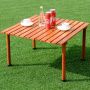 Camping table, 69.85 × 68.58 × 41.91 cm