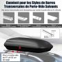 Hard car roof box, 250 l, Black, 132 × 77 × 31 cm