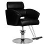 Парикмахерское кресло HAIR SYSTEM, с регулировкой высоты, Чёрное