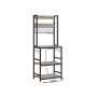 Kitchen shelf 40x60x170cm., black/gray