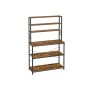 Kitchen shelf 40x100x167cm., black/brown