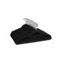 Velvet hangers 20 pcs., black