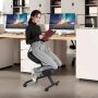 Kneeling chair, with backrest, 65–85 × 46 × 87–103 cm