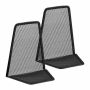 Держатели для книг Relaxdays, 2 шт, Чёрный, 14,5 × 12,5 × 9 см