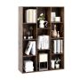 Bookshelf, 11 cubes, Brown, 74 × 106 × 24 cm