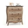 Chest of 3 drawers, Brown/Grey, 68 × 77 × 39 cm