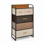 Chest of 5 drawers, Sand, 58.42 × 99.06 × 29.21 cm