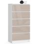 Chest of drawers NORE K60 with 5 drawers, white/cream color
