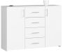 Chest of drawers NORE K45, white