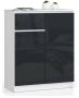 Chest of drawers NORE K80, white/gray
