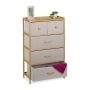 Kumode Relaxdays 10050138_127, 5 atvilktnes, 58 × 94 × 32,5 cm