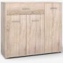 Chest of drawers, with doors and a drawer, 90 × 29 × 82 cm