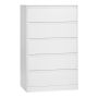 VASAGLE Kailyn chest of drawers, 6 drawers, 40 × 119.4 × 97.5 cm