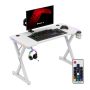 Datorspēļu galds Huzaro Hero 2.3 RGB, 131 × 11 × 77 cm