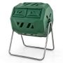 Composter, 2 chambers, 43 gallons, 28 × 37 × 25 inches