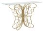 Konsoles galds Butterfly, Zelta, 110 × 76 × 40 cm