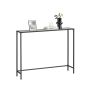 Console table VASAGLE LGT26G, black and gray, 100 × 80 × 20 cm