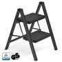 Kāpnes SONGMICS GSL102BZ01, 2 pakāpieni, 55 × 61,8 × 43,4 cm