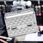 Cosmetic suitcase, 2 pull-out compartments, 23 × 15 × 18 cm