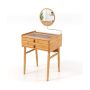 Vanity table, 2 drawers, 59.69 × 124.46 × 46.99 cm