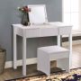 Vacuum table, 4 drawers, stool, 89.9 × 74.9 × 39.9 cm