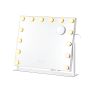 Kosmētikas spogulis SONGMICS LWM001W02, 15 LED spuldzītes, 58 × 43 cm