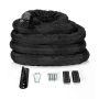 Battle rope, with attachment kit, 9.14 × 3.81 cm / 12.19 × 3.81 cm / 15.24 × 3.81 cm