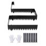Ainavu apmales VEVOR HA-SS-2501, 6 gab, Melnas, 101,6 × 25,4 cm