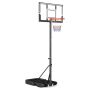 Basketbola grozs, 18 augstuma līmeņi, Melna, 95 × 56 cm
