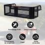 Cargo bag for ATV, 2 levels, Black, 104 × 67 × 34.5 cm