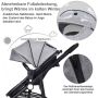 Baby Stroller, 2 in 1, Grey, 94 × 56 × 101 cm