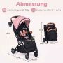 Baby stroller, 77 × 100 × 48.5 cm