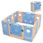 Baby Playpen, 14 Panels, 30 × 3.5 × 61 cm