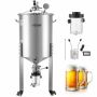 Koniskais fermentācijas trauks VEVOR F60S02, 60 l, 480 × 1090 × 430 mm