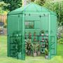 Dome greenhouse, Green, 72 × 90 × 85 in