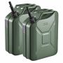 Канистры для топлива VEVOR Yoilp3001, 2 шт. по 20 л, Зелёный, 36 × 18 × 51 см