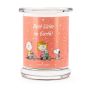 Aromātiskā svece Peanuts™, „Best Sister on Earth“ aromāts, Ø 9,5 × 11,5 cm