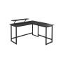 L-shaped computer desk