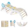 Climbing set, 3-piece, White, 190 × 55 × 57 cm