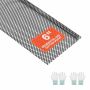 Notekas aizsargs VEVOR JQ-TG07, 40 gab, Melna, 914,4 × 152,4 × 19,7 mm