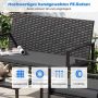 Outdoor furniture set, 4 pieces, Grey