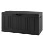 Outdoor storage box, 300 l, Black, 111 × 61 × 55 cm