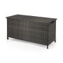 Outdoor storage box, 320 l, Brown, 137.16 × 55.88 × 64.77 cm