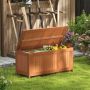 Outdoor Storage Box, 58 Gallon, Brown, 52.07 × 58.42 × 114.3 cm
