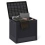 Outdoor storage box, 96 l, Brown, 58 × 43.5 × 53 cm