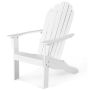 Adirondack Outdoor Chair, White, 88.9 × 68.6 × 102.87 cm